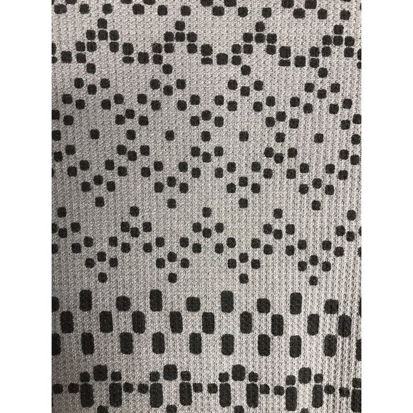 Orvis Womens Medium Waffle Thermal Top Long Sleeve Gray Black Stretch Modal - Picture 5 of 8